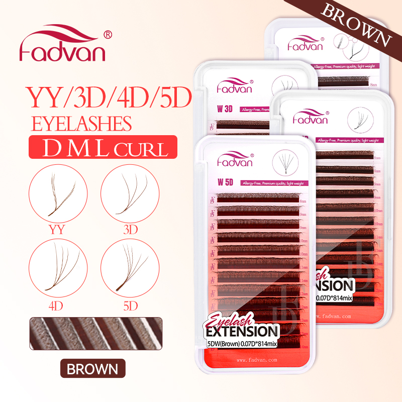 Eyelash Extension For Asian Eyes - FADVAN-Extensions de cils pré-fabriqués en faux