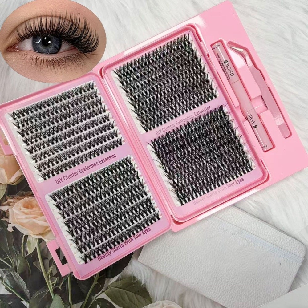 Eyelash Extension Look - Nouvelles extensions de cils longues et
