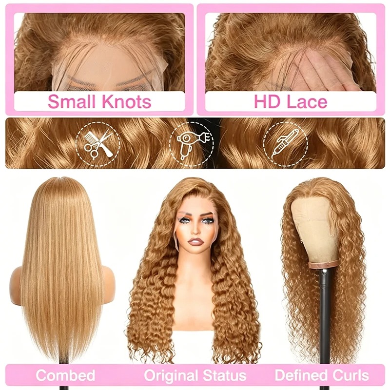 34 38 pouces miel blond perruq - Eyelash Extension Natural Look avis et prix